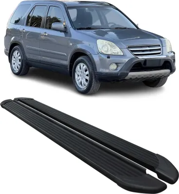Image de Marchepieds Latéraux pédale pour Honda CR-V 2002-2006 Noir Aluminium 2Pcs