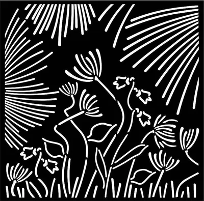 Produktbild von STAMPERIA Mixed Media Schablone STENCIL  Forest natura