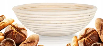 Produktbild von Domosfera Rattan Brot Gärkorb rund 25cm