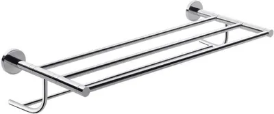 Produktbild von Doppelte Handtuchstange aus 60cm verchromten Edelstahl | Giacarta