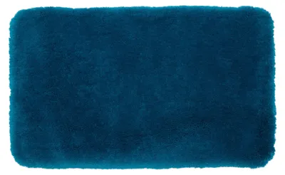 Produktbild von GÖZZE Deluxe extra weicher Hochflor Badteppich rutschfester Mikrofaser-Badvorleger Petrol 70 x 120 cm