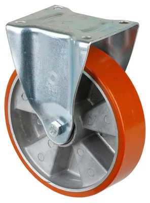 Produktbild von BS Rollen Bockrolle, Durchmesser 200mm L410.B90 400kg, Stahl verzinkt
