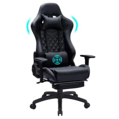 Imagen del producto de Silla de juego AIORBER con función de masaje, silla de ordenador ergonómica, silla de juego, sillón con altura ajustable, silla giratoria, silla de escritorio, color