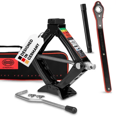 Obrázok produktu pre HEYNER® Sada hydraulických zdvihákov s nožovým mechanizmom, nosnosť 1 t, zdvih 100-348 mm,