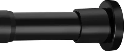 Immagine prodotto di Binario per tenda da doccia nero - divisorio - 73-102 cm - nero opaco