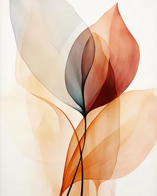 Obrázek produktu pro Poster 40x50cm Ethereal Leaves