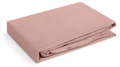 Zdjęcie produktu dla Prześcieradło z gumką NOVA 180x200 cm różowe satynowe