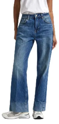 Produktbild von Pepe Jeans Damen High Waist Loose Straight Faded PL204611 Jeans, Blue (Denim), 2