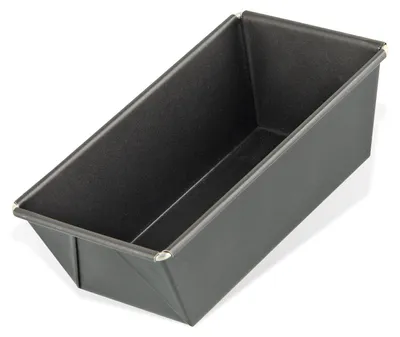Produktbild von Zenker Königskuchenform 15 cm SPECIAL - MINI, kleine Backform aus Stahlblech, Kastenform mit Antihaftbeschichtung (Farbe: Schwarz)