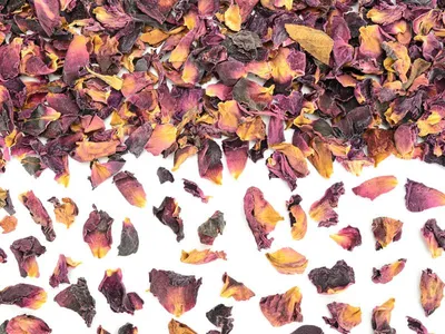 Immagine prodotto di Petali di rosa essiccati 400g fiori coriandoli rosa fucsia
