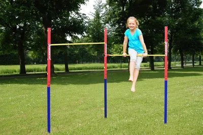Zdjęcie produktu dla Hudora 64002 Podwójny zestaw drążków gimnastycznych Fabian na plac zabaw