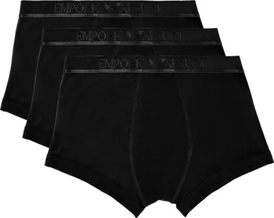 Produktbild von 3er-Pack EMPORIO ARMANI Herren Trunks Baumwolle