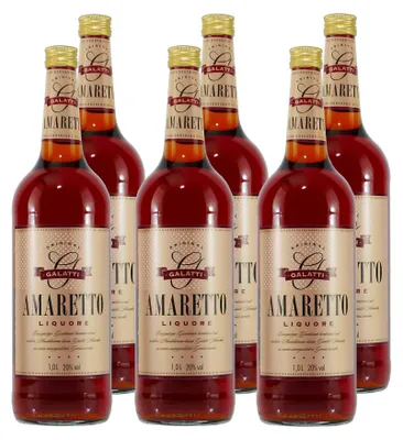 Produktbild von Galatti Amaretto Liquore (6 x 1,0L)