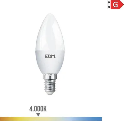 Image de Ampoule Led Bougie E14 éclairage Led Bougie E14, 4000k - Edm
