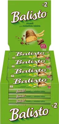 Produktbild von BALISTO - CANDY BALISTO MUELI BAR 37GR | Upoot a 20 Stück x 37 Gramm