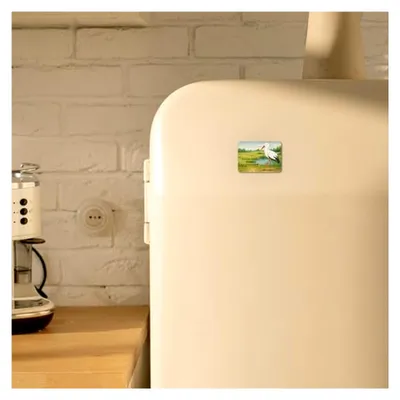 Produktbild von Personalisierter Magnet Storch Design - Geschenk, Gute Laune, Schwanger, Mütter, Personalisierte Kühlschrank Dekoration, Baby, mit Namen, Schwangerschaft, Mutter, Kühlschrankmagnet