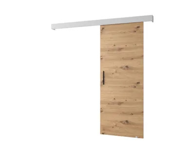 Obrázok produktu pre MOB, Posuvné dvere - 90 cm - Sharlene I (dub artisan + biela + čierna)