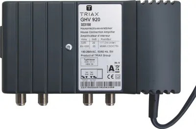 Produktbild von Triax Ghv 920 BK-Verstärker 20dB