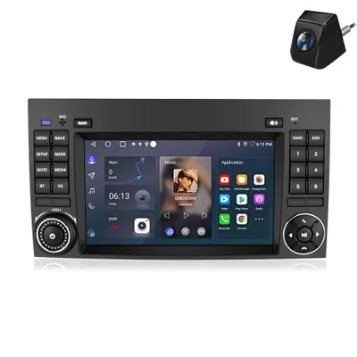 Zdjęcie produktu dla 2+32GB Radio samochodowe Android do Mercedes B-Klasa W245 / Vito Viano W639 2005-2011 Wireless CarPlay Android Auto WiFi GPS Navi 7''