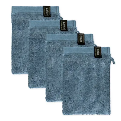 Produktbild von Schöner Wohnen 4er Set Waschhandschuh Sense Farbe blau Größe 16x21