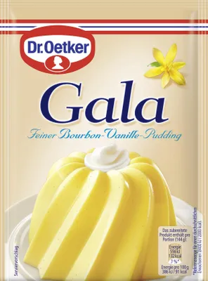 Produktbild von Dr. Oetker - GALA Pudding - BOURBON-Vanille  - 3er 111g