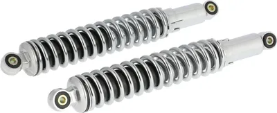 Produktbild von Set: Federbeine SWH Sport, chrom und Chromfeder, 5-fach verstellbar - Simson S50, S51, S70, S53, S83