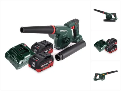 Image de Metabo AG 18 Souffleur sans fil 18 V + 2x Batteries 10,0 Ah + Chargeur
