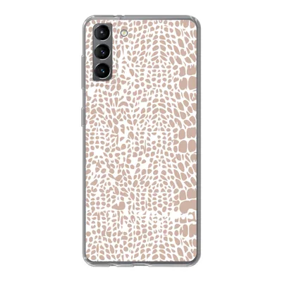 Produktbild von MuchoWow® Handyhülle Schutzhülle Hülle für Samsung Galaxy S21 Plus Tiermuster - Rosa - Schlange Silikon Softcase Handy Hülle - Handy-Tasche
