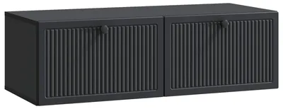 Image de Meuble TV mural Noir 98 x 41 x 30 cm Bois d'ingénierie