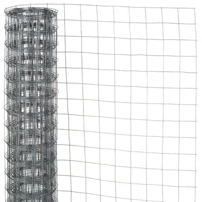 Produktbild von Vierkantgeflecht, 1 x 3 m, 12,7 mm Maschenweite, Stahl verzinkt, Grau