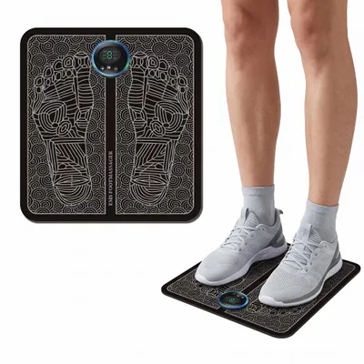 Produktbild von Elektrisches Fußmassagegerät Niederfrequenz-Pulsmuskel EMS-Technologie Fußmassagekissen EMS Beinumformendes Fußmassagegerät
