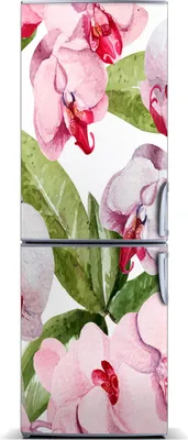 Produktbild von Tulup Kühlschrankdekoration - Magnetmatte - 70 cm x 190 cm - Magnet auf dem Kühlschrank - Orchidee