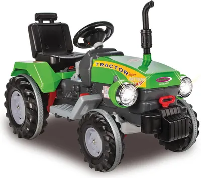 Obrázok produktu pre Traktor Jamara Ride-on Power Drag s elektrickým pohonom 12V, farba:zelená