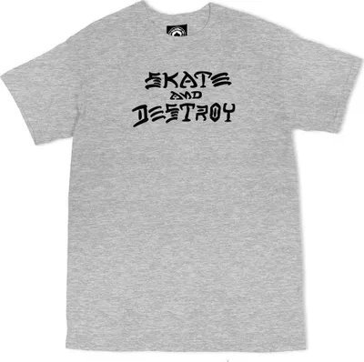Produktbild von T-Shirt Thrasher Skate and Destroy - Größe: XL - Farbe: Grau