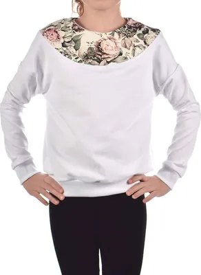 Produktbild von KMISSO Mädchen Pullover mit Motiv Weiß 140
