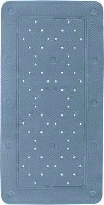 Produktbild von Badewanneneinlage Set Kleine Wolke Calypso 2-teilig blau 72 x 36 cm mit Nackenkissen