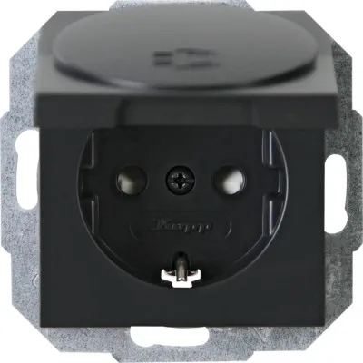 Produktbild von Kopp 940115551 Steckdose Athenis 55 anthrazit