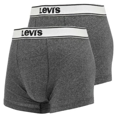 Produktbild von Levis - Boxershorts für Herren (2er-Pack) PP7450 (S) (Grau)
