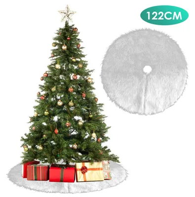 Obrázek produktu pro Ozdobný potah na vánoční stromek ISOISL, 122 cm. Potah na vánoční stromek, vánoční dekorace