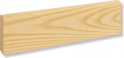 Obrázok produktu pre Spodná lišta - 100 cm - jaseňové drevo - ukončovacia lišta - schodová lišta - pripravená na vlastnú povrchovú úpravu