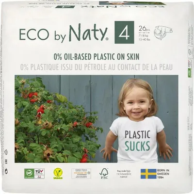 Obrázek produktu pro Plenky Naty Maxi 7 - 18 kg 26 ks