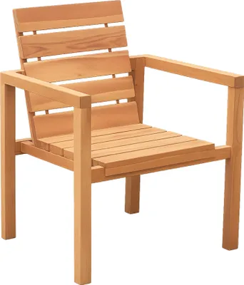 Produktbild von Teak Gartensessel mit Armlehnen FREETOWN