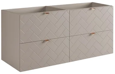 Produktbild von RODAN | Waschbeckunterschrank 120 cm - Beige Matt - Badezimmerschränke - Badmöbel - Waschbecken Unterschränke - Ohne Platte