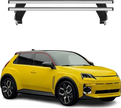 Immagine prodotto di Portapacchi Menabo per Renault 5 E-Tech 2024-2025 grigio alluminio 2 pz