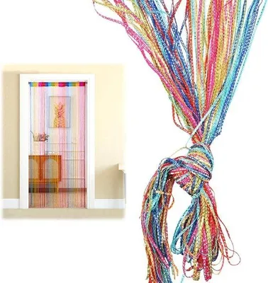 Image de Rideaux 100 x 200 cm, colorés, opaques, anti-moustiques, multicolores