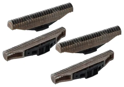Produktbild von vhbw 4x Klingenblock kompatibel mit Xenic 9191 Rasierer Schwarz Silber