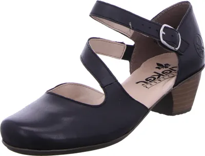 Produktbild von Rieker Pumps - Glanzschwarz Glattleder Größe: 39 Normal
