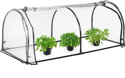 Produktbild von Kweekkas - außen - 71 x 189 x 78 cm - breite Tür - Tunnelkas - transparent