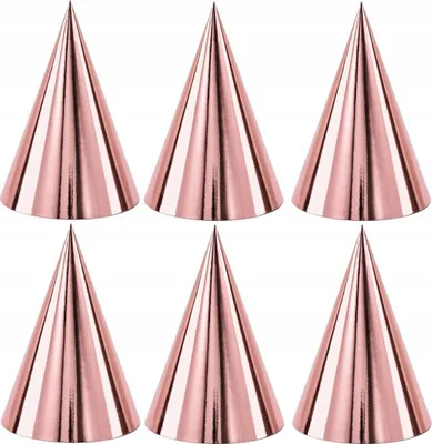 Produktbild von Hüte, Roségold, 16 cm, 1 Packung.