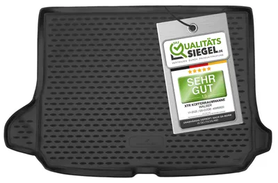 Produktbild von WALSER XTR Kofferraumwanne für Audi Q2 06/2016-2020, 100% passgenaue Antirutschmatte Auto, Gummimatte Auto, Kofferraum Schutzmatte, Anti Rutsch Matte Gummi, Auto Gummimatten